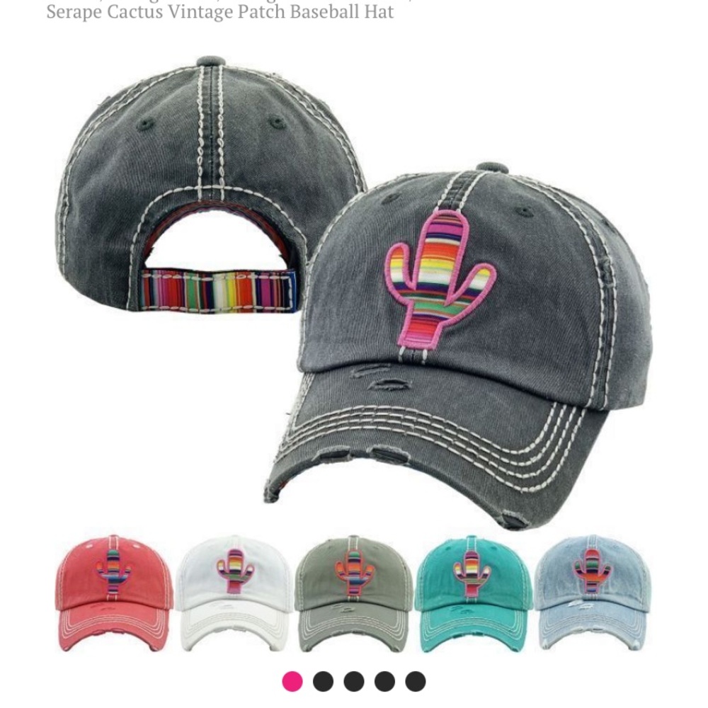Serape cactus hat